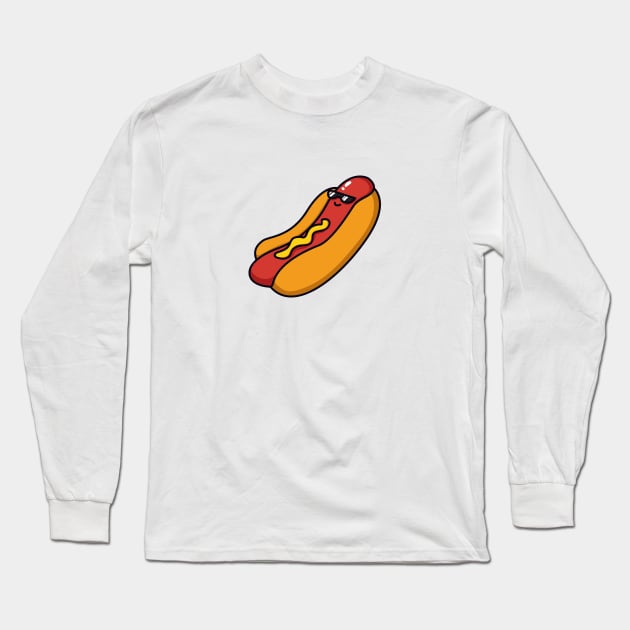 Enjoy Hotdog Long Sleeve T-Shirt by aditvest